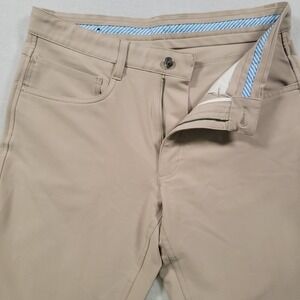 FootJoy FJ Golf Pants Mens 30x30 Khaki Athletic Fit Stretch Performance